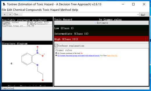 Toxtree Result